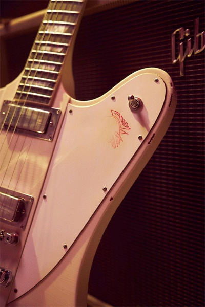 Gibson Johnny Winter 1964 Firebird V - logo